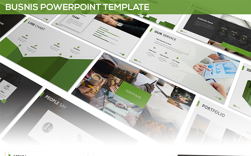 Busnis PowerPoint template PowerPoint Template
