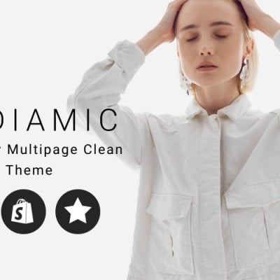 Diamic - Jewelry Multipage Clean Shopify Theme Shopify Theme #81891