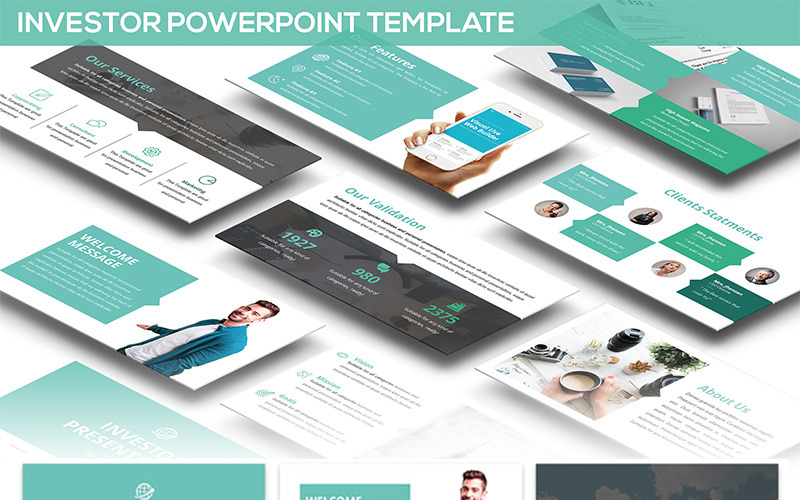 Investor PowerPoint template PowerPoint Template