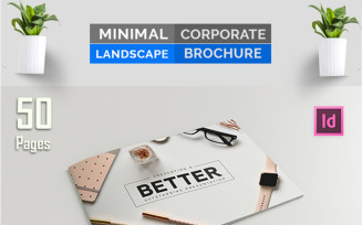 Minimal Landscape Brochure - Corporate Identity Template