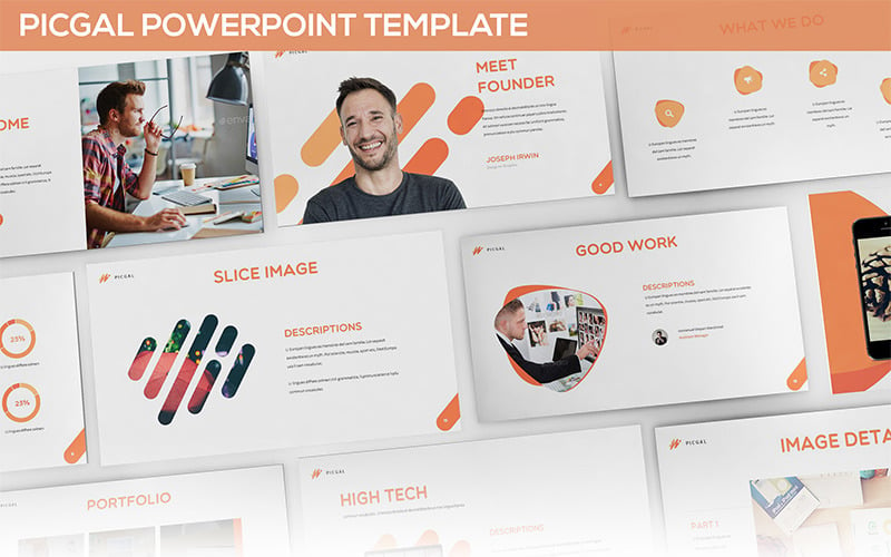 PICGAL PowerPoint template PowerPoint Template