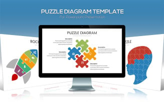 Puzzle Diagram PowerPoint template