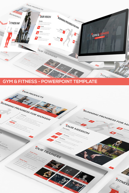 Template #81906 Fitness Plus Webdesign Template - Logo template Preview