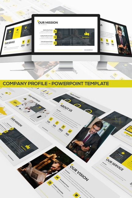 Template #81907 Sompany Profile Webdesign Template - Logo template Preview