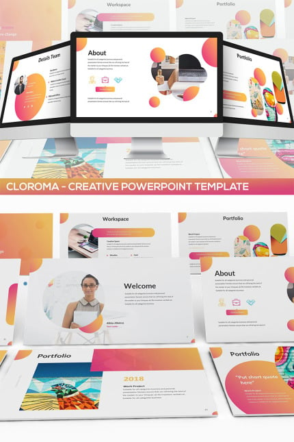 Template #81908 Colorful Agency Webdesign Template - Logo template Preview