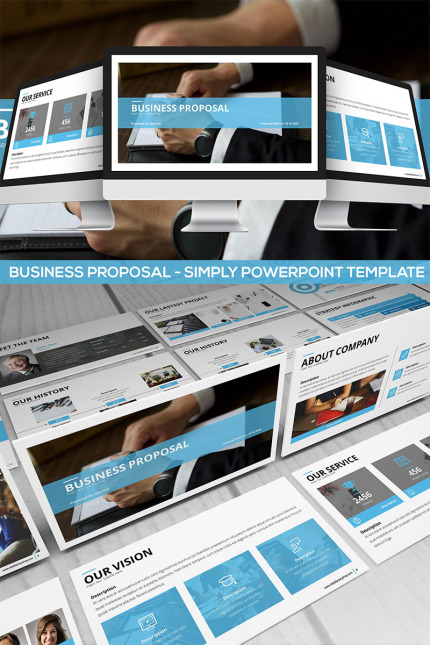 Template #81911 Business Proposal Webdesign Template - Logo template Preview