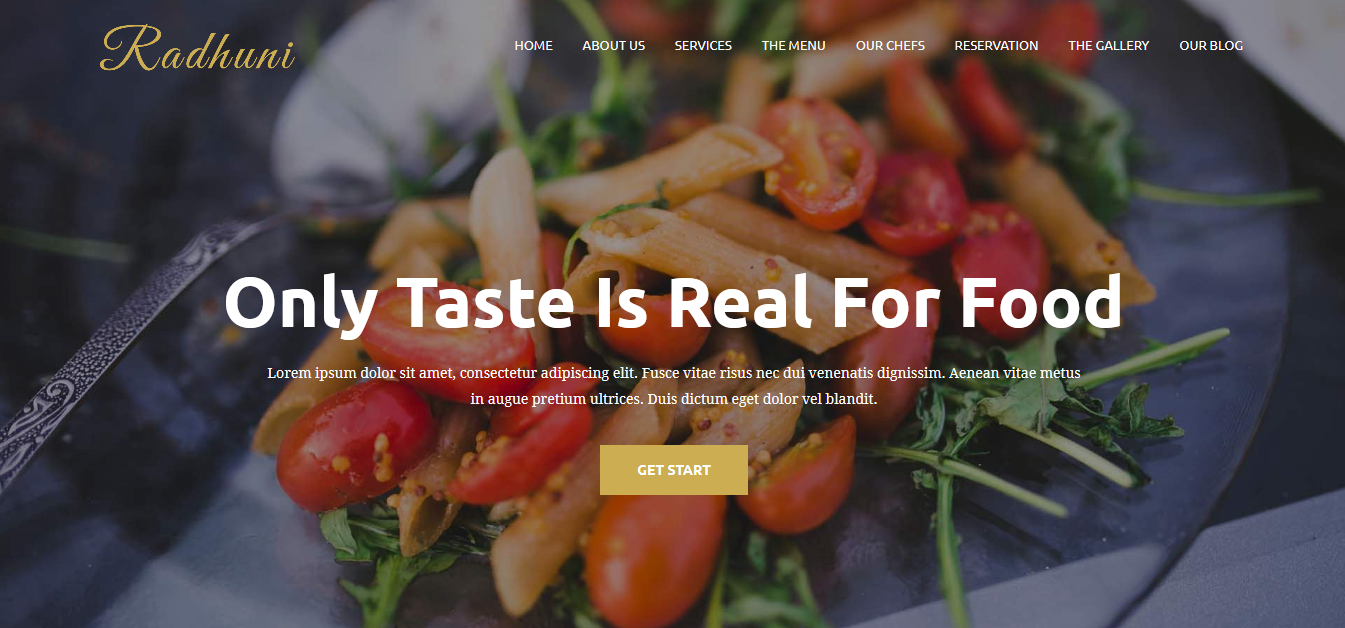 Radhuni - Restaurant Business Joomla 5 Template