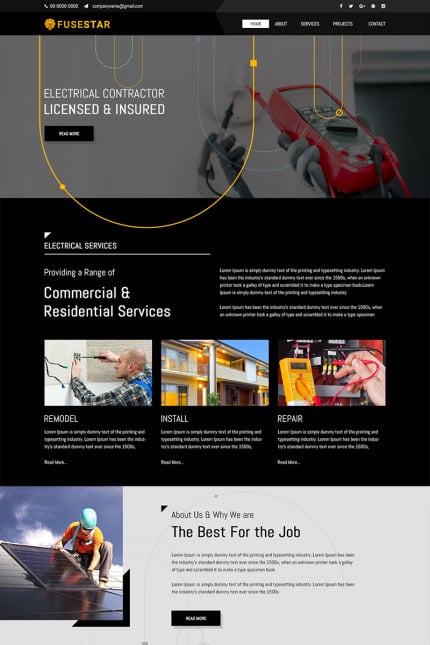 Template #81917 Company Electronics Webdesign Template - Logo template Preview