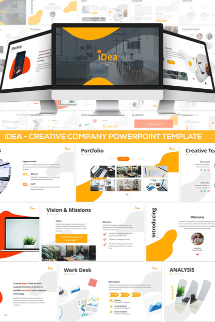 Template #81921 Modern Yellow Webdesign Template - Logo template Preview