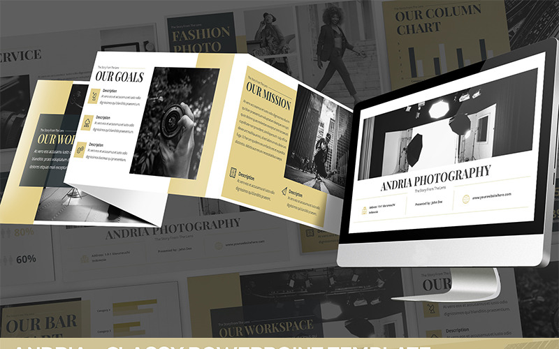 Andria - Classy PowerPoint template PowerPoint Template