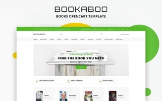 BookaBoo - Books Multipage Clean OpenCart Template