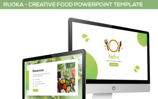 Ruoka - Creative Food PowerPoint template