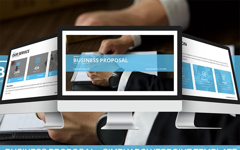Simply Business Proposal PowerPoint template PowerPoint Template