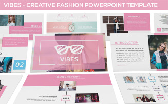 Vibes - Creative Fashion PowerPoint template