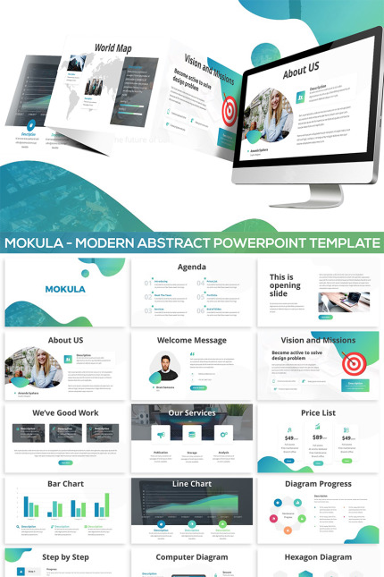 Template #82021 Modern Creative Webdesign Template - Logo template Preview