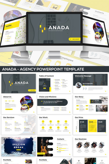 Template #82051 Modern Creative Webdesign Template - Logo template Preview