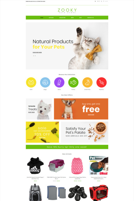 Template #82061 Animals Ecommerce Webdesign Template - Logo template Preview