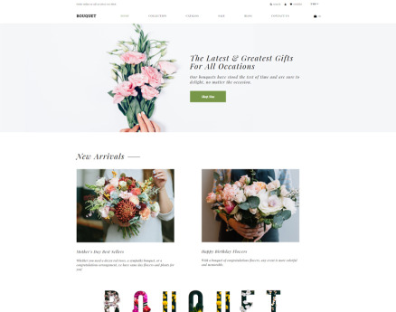 Bouquet - Flower Shop E-commerce Modern Shopify Theme