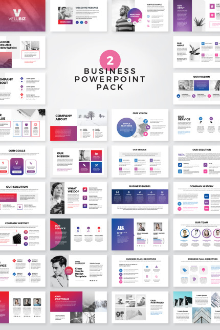 Template #82085 Powerpoint Business Webdesign Template - Logo template Preview