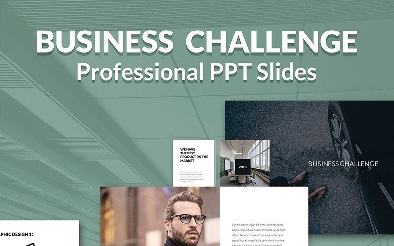 Busines Challenge PowerPoint template PowerPoint Template