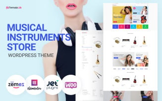 FermataLife - Musical Instruments Store ECommerce Classic Elementor WooCommerce Theme