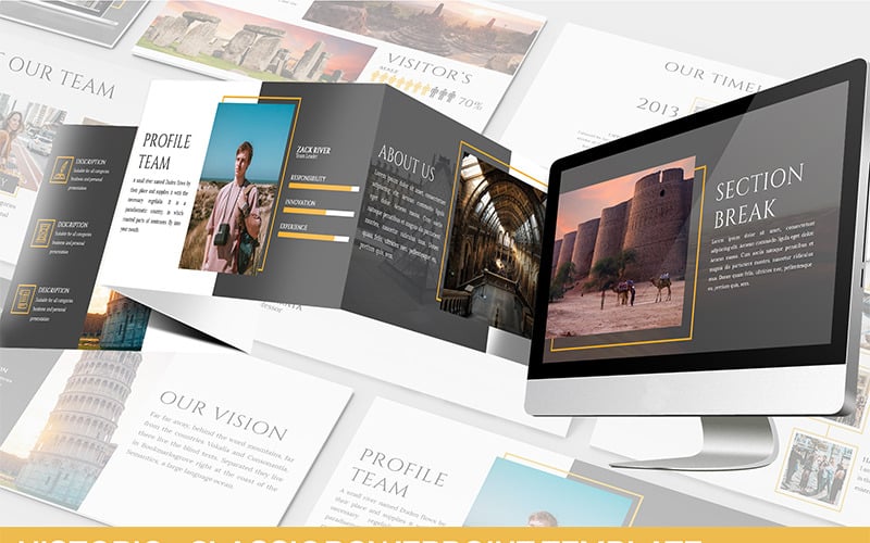 Historic PowerPoint template PowerPoint Template