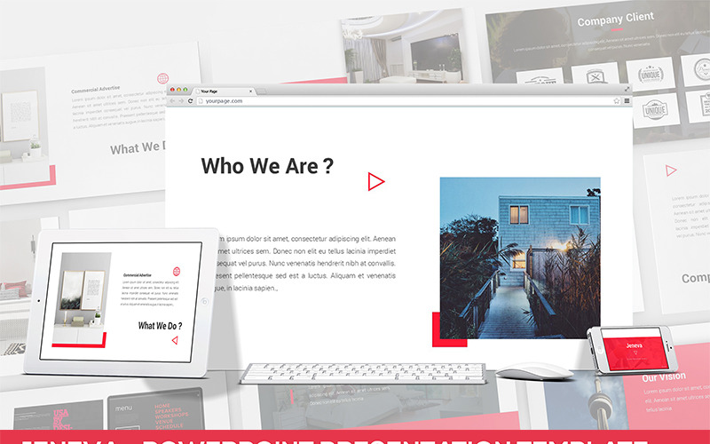 Jeneva PowerPoint template PowerPoint Template