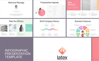 Latex - Business Infographic PowerPoint template
