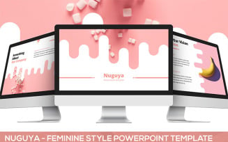 Nuguya - Feminine Style PowerPoint template