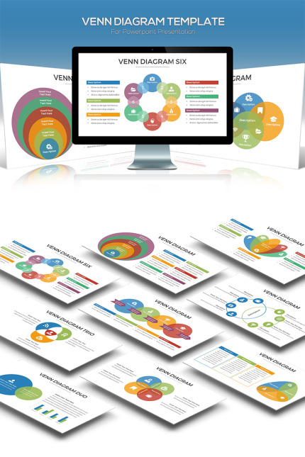 Template #82151 Venn Infographic Webdesign Template - Logo template Preview