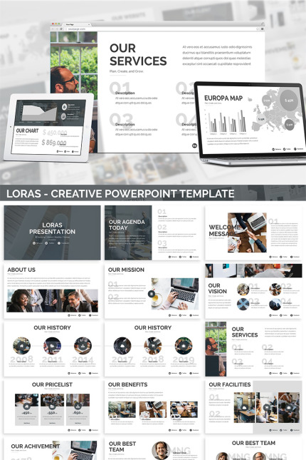 Template #82155 Modern Creative Webdesign Template - Logo template Preview