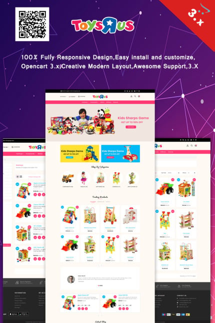 Template #82168 Toys Kdstoys Webdesign Template - Logo template Preview