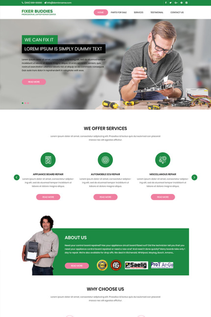 Template #82171 Repair Theme Webdesign Template - Logo template Preview