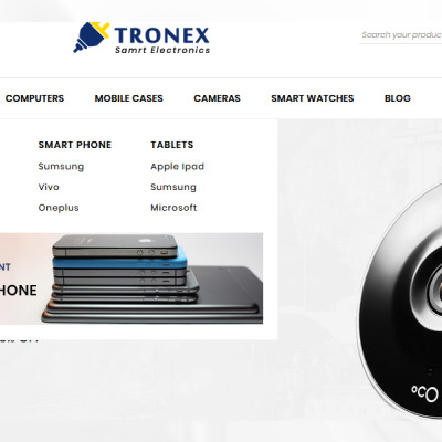 Tronex Electronics Shop PrestaShop Theme