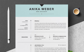 Anika Resume Template
