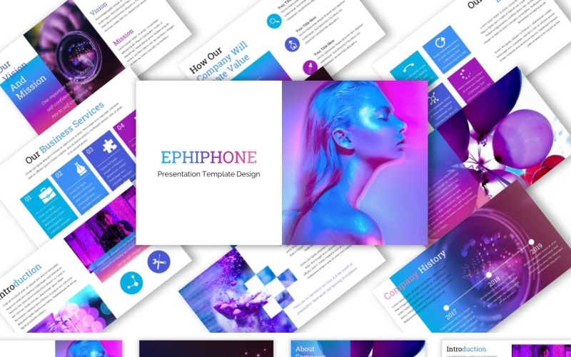 Ephiphone PowerPoint template PowerPoint Template