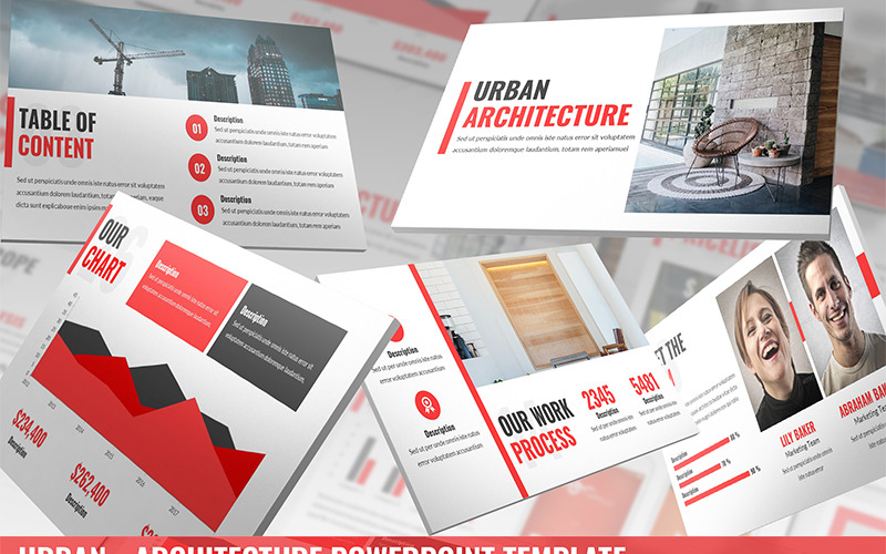 Urban - Architecture PowerPoint template PowerPoint Template