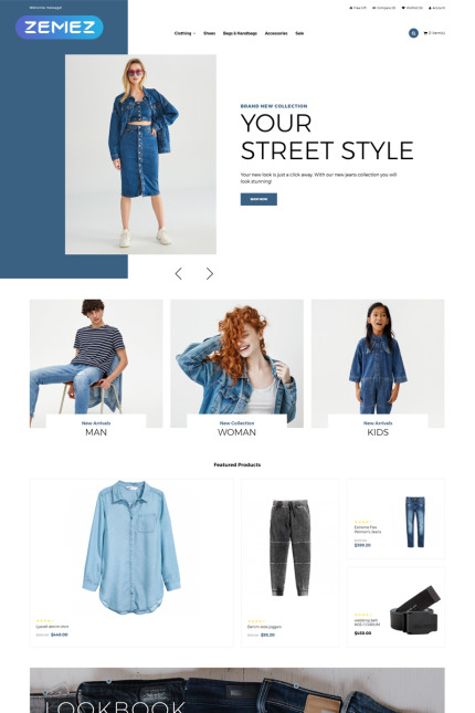 Template #82200 Bags Clothes Webdesign Template - Logo template Preview