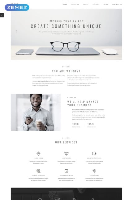 Template #82201 Business Company Webdesign Template - Logo template Preview