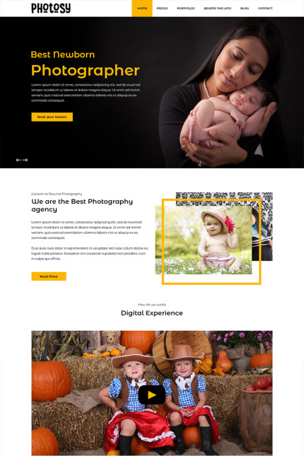 Kit Graphique #82290 Baby Photographie Divers Modles Web - Logo template Preview