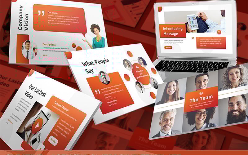 Creative - Agency PowerPoint template PowerPoint Template