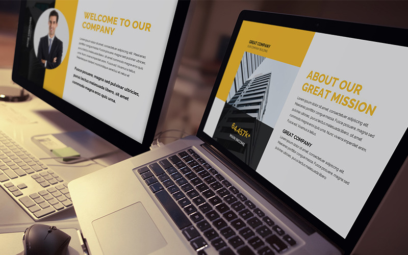 Fuzzy - Creative PowerPoint template PowerPoint Template