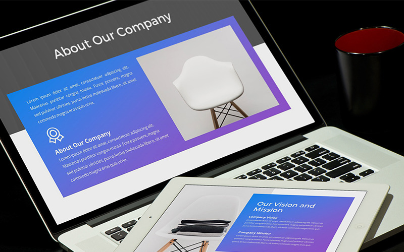 Hezring - Fabulous PowerPoint template PowerPoint Template