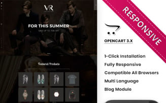 VR Collection Fashion Store Responsive OpenCart Template