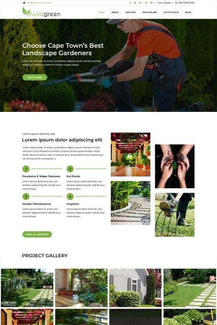 Kit Graphique #82317 Landscaping Jardinage Divers Modles Web - Logo template Preview