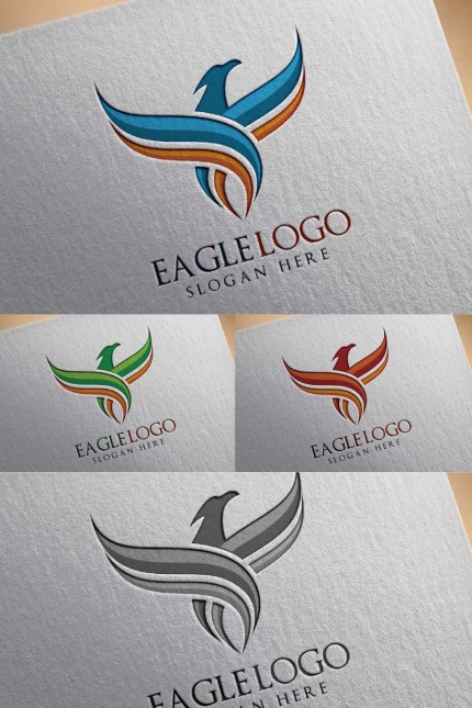 Template #82344 Hawk Phoenix Webdesign Template - Logo template Preview