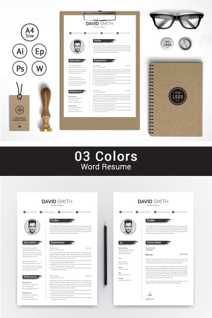 Kit Graphique #82379 Resume Cv Divers Modles Web - Logo template Preview