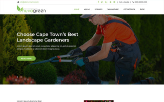 Nuva Green - Landscaping Services PSD Template