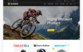 Runner - Sports Store OpenCart Template