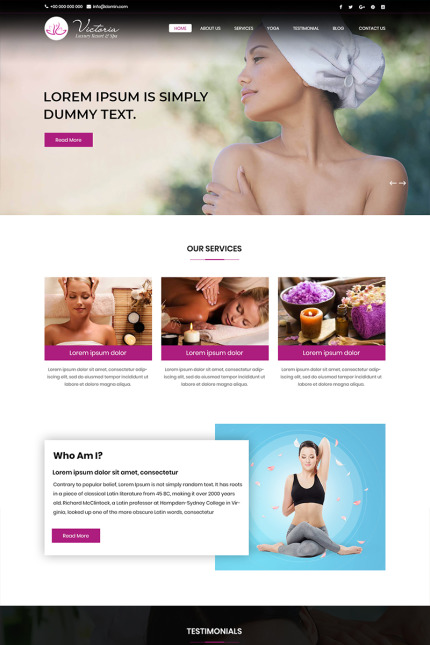 Template #82440 Spa Theme Webdesign Template - Logo template Preview